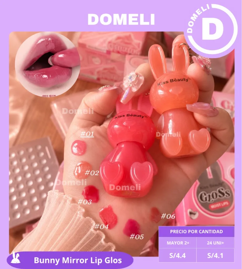 Bunny Mirror Lip Glos - Kiss Beatu