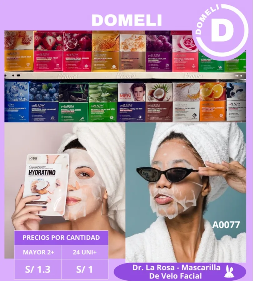Mascarilla Dr, la ROSA de coco